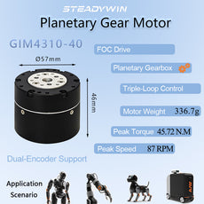 SteadyWin GIM4310-40 Planetary Gear Motor High Precision High Rigidity High Transmission Efficiency