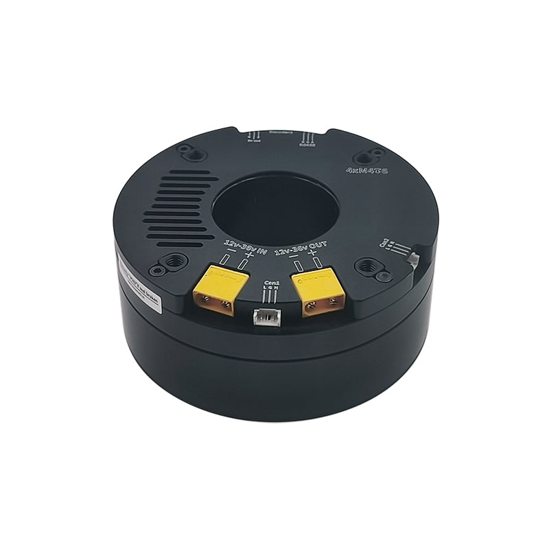 Hollow Shaft Brushless DC Motor 1Nm Center Hole Integrated Motor
