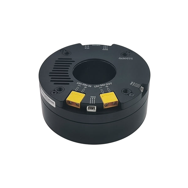 Hollow Shaft Brushless DC Motor 1Nm Center Hole Integrated Motor